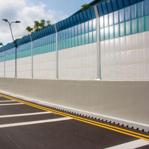 Barrière acoustique moderne en PVC et acrylique pour l'extérieur Mur acoustique pour le contrôle et la réduction du bruit sur autoroute - Product Image 2
