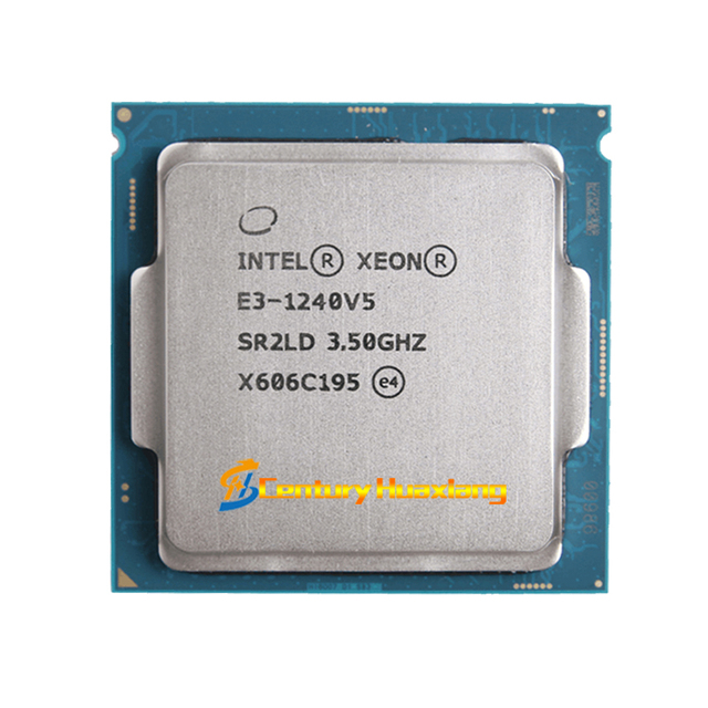 Xeon Cpu E3-1240V5 SR2LD Cores4 CPU E3-1220V5 E3 1225V5 E31230V5 E3-1240V5 E3-1245V5 E3-1270V5 E3-1275V5 Xeon Server Processor