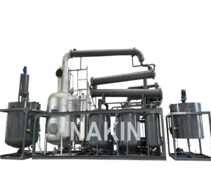 Meilleure nouvelle condition purificateur d'huile usée Machine Filtration d'huile moteur raffinerie d'huile noire à vendre - Product Image 4