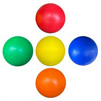 Fabricant de logos personnalisés, jouet amusant pour enfants, balle anti-stress ronde en PU avec logo, jouet anti-stress à presser pour enfants