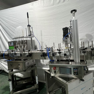 Línea de Llenado y Tapado Semiautomática de Seis Cabezales con Bomba Magnética para Botellas de Plástico, Envasado de Productos Químicos, 220V Eléctrica, Alta Precisión - Product Image 1