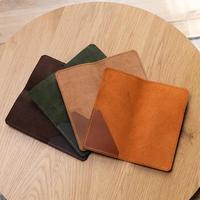 Porte-factures en cuir gravé, porte-chèques de restaurant, enveloppe à factures en cuir véritable, porte-reçus, porte-billets