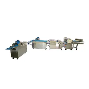 Chocolate Croissant Bakery Line/Full Automatic Croissant Making Processing Machine For Bakery