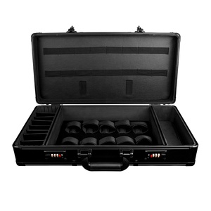 Valise de barbier de qualité supérieure, avec logo, noire, en aluminium premium, vente chaude, valise de coiffeur, valise de coiffeur - Product Image 5