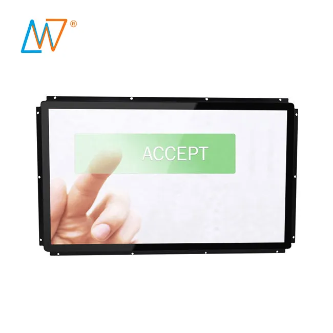DVI VGA RS232 USB touch screen LCD-monitor 32 zoll für CNC industrielle steuerungen display/bildschirm/panel