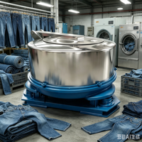Déshydrateur à fréquence variable à connexion directe de grande capacité 800 kg, essoreuse pour les usines textiles, de teinture, de jeans et de lavage