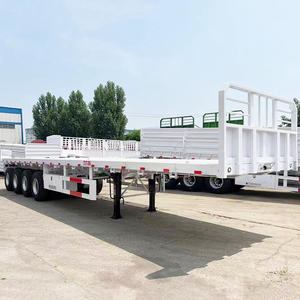 Offre Spéciale Usine Prix13M <span class=keywords><strong>Quad</strong></span> Essieu <span class=keywords><strong>Remorque</strong></span> 4 <span class=keywords><strong>Essieux</strong></span> Semi À Plat Conteneur <span class=keywords><strong>Remorque</strong></span> avec Paroi Avant à Vendre en Namibie - Product Image 5