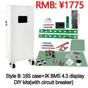 JK BMS DIY <b>Battery</b> 16KWH 16S 51.2V 314AH Vertical LFP Lithium Lifepo4 <b>Battery</b> Box Solar System Home Solar Energy Storage - Product Image 5