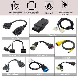 Toptan sae j1962 otomotiv obdii obd2 fiş 12v 24v 16 pin PCB erkek elektrik obd <span class=keywords><strong>2</strong></span> bağlayıcı - Product Image 4
