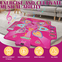 FiveS tar Kids Dance Mat Toys Musikalisches Tanz teppichs pielzeug Elektrische Tanz matte Bodens piele Spielzeug mit Musik Licht für Mädchen Geschenk