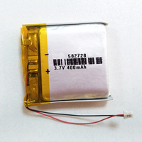Mini batterie Li-Po 280mAh 400mAh 3.7v au lithium polymère pour drone, petit casque audio, haut-parleur, micro cellule Li-po