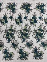 Tissu en dentelle à fleurs 3D élégant avec sequins, tissu en tulle brodé de perles lourdes et de motifs floraux pour robe de haute couture