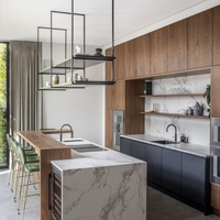Cuisine modulaire contemporaine de haute qualité en contreplaqué et panneaux de particules, style australien, européen et américain, pour appartement