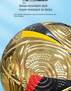 ลูกฟุต<span class=keywords><strong>บอล</strong></span>เย็บด้วยเครื่องจักร รุ่น Z-18 สำหรับฝึกซ้อม ผลิตจากหนัง PU น้ำหนักเบา ทนความร้อน ป้องกันการระเบิด สำหรับการแข่งขันฟุตบอลยูโรเปียนคัพ - Product Image 2