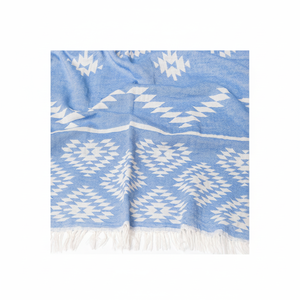 Serviette Jacquard à motif Aztec, serviette turque 100% en coton, personnalisable votre propre Design - Product Image 1