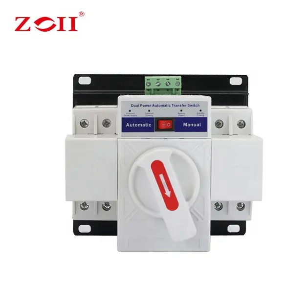 Zoii nhà máy bán hàng ATS CE 220V 2P 63A điện kép bảo vệ tăng chuyển đổi ATS tự động chuyển đổi