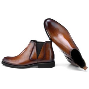 <span class=keywords><strong>2021</strong></span> nuevas botas de versión europea de alta calidad botas <span class=keywords><strong>Chelsea</strong></span> para hombre de cuero genuino hechas a mano - Product Image 6