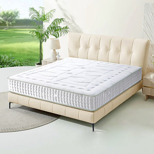 Factory Outlet 5 Star Hotel Inn Colchón de látex natural Spring King Queen Size Roll up Sleep Gel Twin Pocket Spring Bed Colchón - Product Image 1