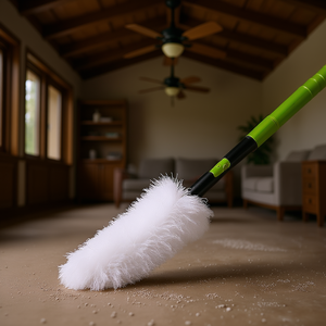 ไม้ปัดฝุ่นไมโครไฟเบอร์พร้อมด้ามจับยืดหดได้ แพ็ค 6 ชิ้น สำหรับปัดฝุ่นและทำความสะอาด - Product Image 3