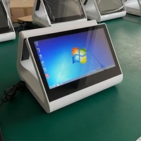 Precio de Fábrica, Pantalla Táctil LED de 11.6''+11.6'', Máquina de Pago POS Android, Equipo para Pequeñas Empresas, Mostrador de Caja para Bares