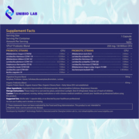 Capsules de probiotiques Lactobacillus Plantarum CCFM602 CCFM1143 pour le bien-être intestinal, améliorent la constipation et la diarrhée