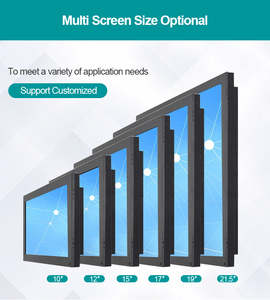 Oscy 12 inch Độ sáng cao treo tường màn hình cảm ứng màn hình cho CNC điều khiển công nghiệp - Product Image 3