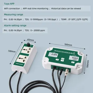 Tuya WIFI Online TDS Meter 3 In 1 Ph Meter With With Data Logger Function US/EU Plug Controller Monitor For Aquariums Seawater