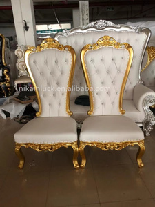 NIKA Precio <span class=keywords><strong>de</strong></span> fábrica Banquete <span class=keywords><strong>de</strong></span> bodas Rey real <span class=keywords><strong>Reina</strong></span> Amante Asiento <span class=keywords><strong>Puente</strong></span> Oro Rey Trono Silla - Product Image 3