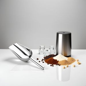 Utensilios de Barra Multiusos de Acero Inoxidable de Grado Alimenticio: Cuchara para Arroz y Pala para Hielo - Product Image 2