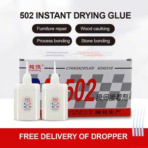 Nhanh Chóng Làm Khô 3-Thứ Hai Đồ Nội Thất Sửa Chữa Gỗ Keo 502 Đa Năng 70Ml Chai Mạnh Mẽ Chất Lỏng 502 Keo - Product Image 2