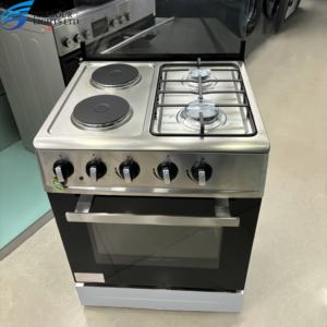 Cucina Multifunzione 2 <span class=keywords><strong>Gas</strong></span> 2 Elettrico + <span class=keywords><strong>Forno</strong></span> Elettrico, <span class=keywords><strong>Macchina</strong></span> da Cucina Tutto-in-Uno, Piano Cottura a <span class=keywords><strong>Gas</strong></span> Indipendente <span class=keywords><strong>con</strong></span> <span class=keywords><strong>Forno</strong></span> Grill - Product Image 3