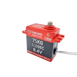 Servomoteur numérique sans balais en acier DMOND DBR75SG 75kg 0.10sec 8.4V pour voiture RC, avion RC, <span class=keywords><strong>Nitro</strong></span>, Low Rider, Crawler, Buggy - Product Image 2