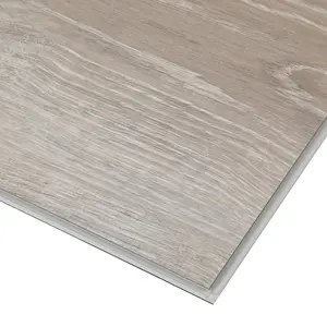 Pavimentação spc de alta qualidade, pavimento de vinil spc de plástico de pvc e vinil, padrão de madeira de 6.5mm