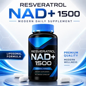 Capsules Booster Liposomales Avancées pour Adultes Actifs, à Forte Teneur en NAD+ et Resvératrol, Antioxydant, Sans Produits Laitiers, Très Vendues - Product Image 4