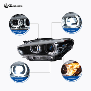 Feux avant AKD Car Styling pour BMW F20, phares à LED 2015-2018, Série 1, 118i, 120i, 125i, M140i, double couleur DRL, accessoire automobile - Product Image 5