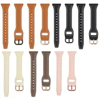 20 مللي متر 22 مللي متر العالمي جلدية حزام (استيك) ساعة T-كلمة الأزياء تصميم جديد جلدية حزام ساعة اليد