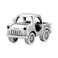Pendentif en argent S925 pour moto, camion, sport, style cool, série moto, accessoires perlés DIY
