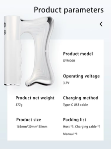 Mini-masseur électrique portable pour la relaxation myofasciale, 3 vitesses, soulagement profond des douleurs musculaires, thérapie anti-douleur, couteau à fascia professionnel - Product Image 4