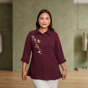 Camisa de Trabajo Elegante para Mujer con Tela Cómoda y Diseño Elegante, Compre Directamente del Proveedor - Product Image 3