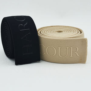 उच्च खिंचाव 40 मिमी नायलॉन स्पैन्डेक्स इलास्टिक बैंड सिलिकॉन प्रिंटिंग मोटी कमर के लिए - Product Image 2