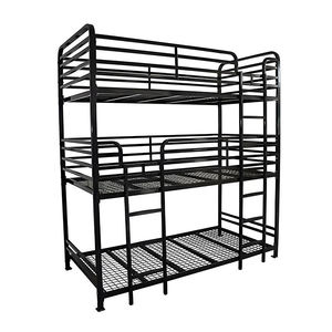 Lit superposé triple en métal pour 3 personnes, idéal pour les appartements d'adultes, les dortoirs, les chambres ou les meubles <span class=keywords><strong>de</strong></span> loft - Product Image 5