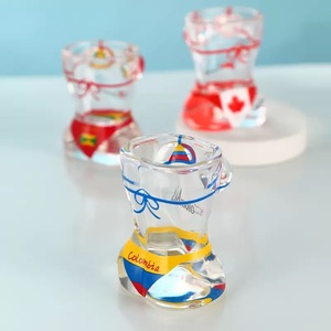 Bikini sexy en forme de corps spécial créatif pour femmes <span class=keywords><strong>verre</strong></span> transparent personnalisé fantaisie plage Souvenir <span class=keywords><strong>verre</strong></span> à liqueur <span class=keywords><strong>cristal</strong></span> clair - Product Image 3