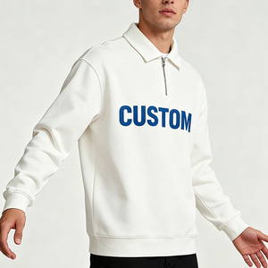 <span class=keywords><strong>Sudadera</strong></span> Personalizada de Alto Rendimiento con Cierre de Cremallera de 1/4, Cuello Personalizado, Alta Calidad, Tallas Grandes para Hombre - Product Image 2