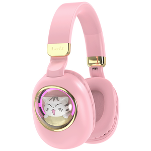 Cute Pet Wireless Headset LED Compatible Headphones with <b>Mic</b> Glowing Earphones <b>for</b> Kids/Children/Girls Gifts - Product Image 5