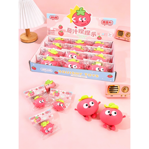 ของเล่นบีบคลายเครียดรูปผลไม้ TPR แบบจำลองเสียงดนตรี - Product Image 4