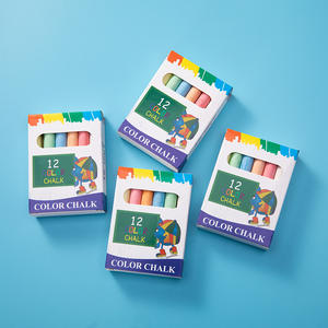 Craie colorée vendue directement par les fabricants, craie pour enfants, matériel pédagogique pour les enseignants, avec 12 craies - Product Image 2