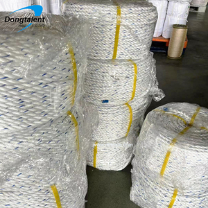 <span class=keywords><strong>Corde</strong></span> en polypropylène à 4 brins 16 mm x 50 m, excellente pour les levages lourds, matériau PP de qualité - Product Image 3