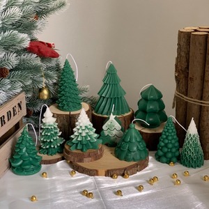 Bougie <span class=keywords><strong>d</strong></span>écorative en cire de soja aromathérapeutique en gros, arbre de Noël, art, bougies, usine, <span class=keywords><strong>d</strong></span>écoration <span class=keywords><strong>d</strong></span>'intérieur haut de gamme, occasions du Nouvel An - Product Image 4