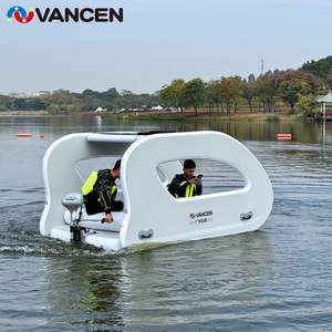 חדש כניסות מים יאכטה חשמלית מתנפחים 2-5 אדם סירה מתנפחים לחץ גבוה כל-טיפה לתפור קל התקנה יוקרה - Product Image 2