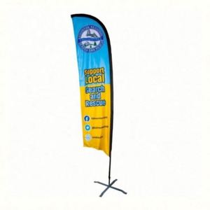 Wholesale Custom Printed Feather <b>Flags</b> Outdoor Advertising Beach Flying <b>Flag</b> Banners Promotional Product Category - Product Image 1